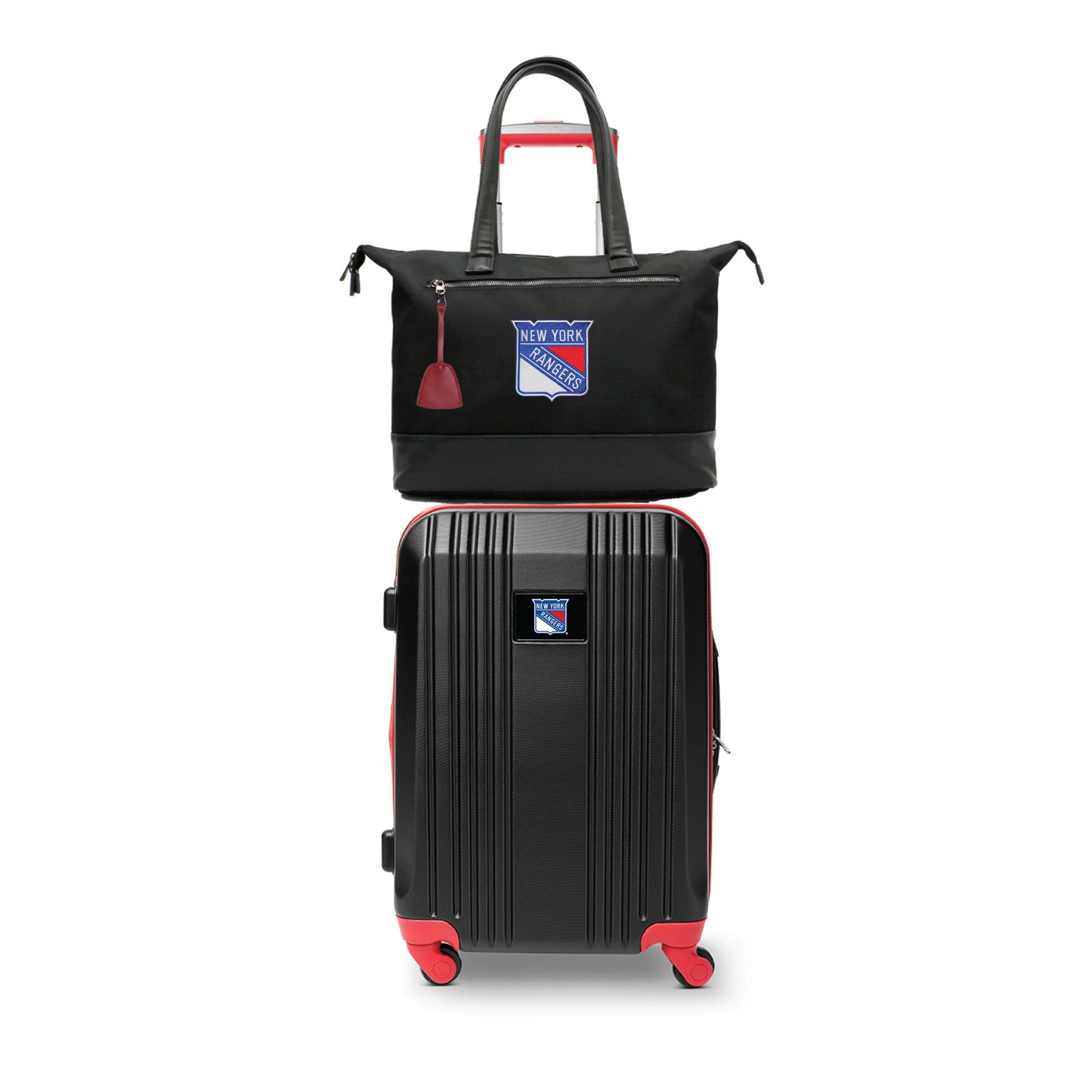 New York Rangers Premium Laptop Tote Bag and Luggage Set