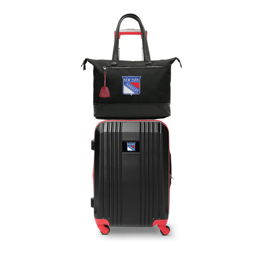 New York Rangers Premium Laptop Tote Bag and Luggage Set