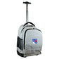 New York Rangers Premium Wheeled Backpack in Grey