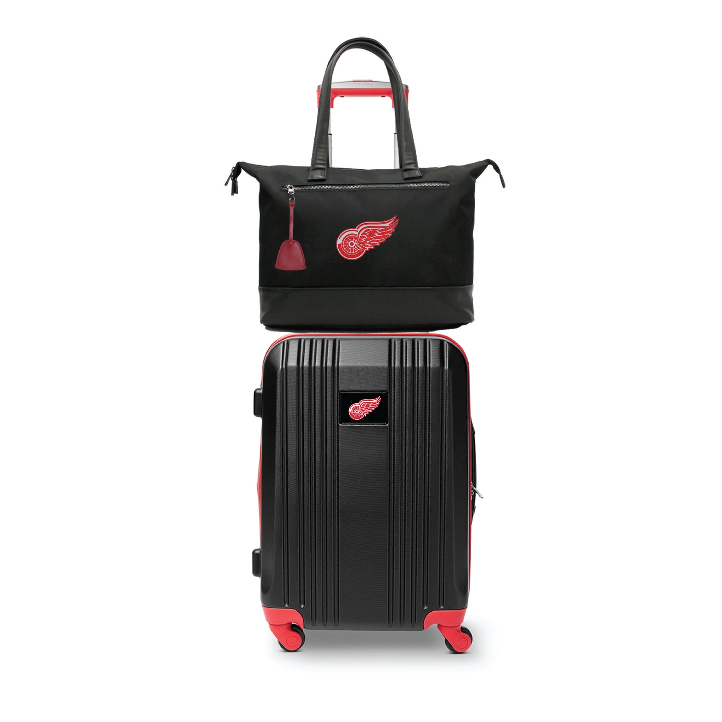 Detroit Red Wings Premium Laptop Tote Bag and Luggage Set