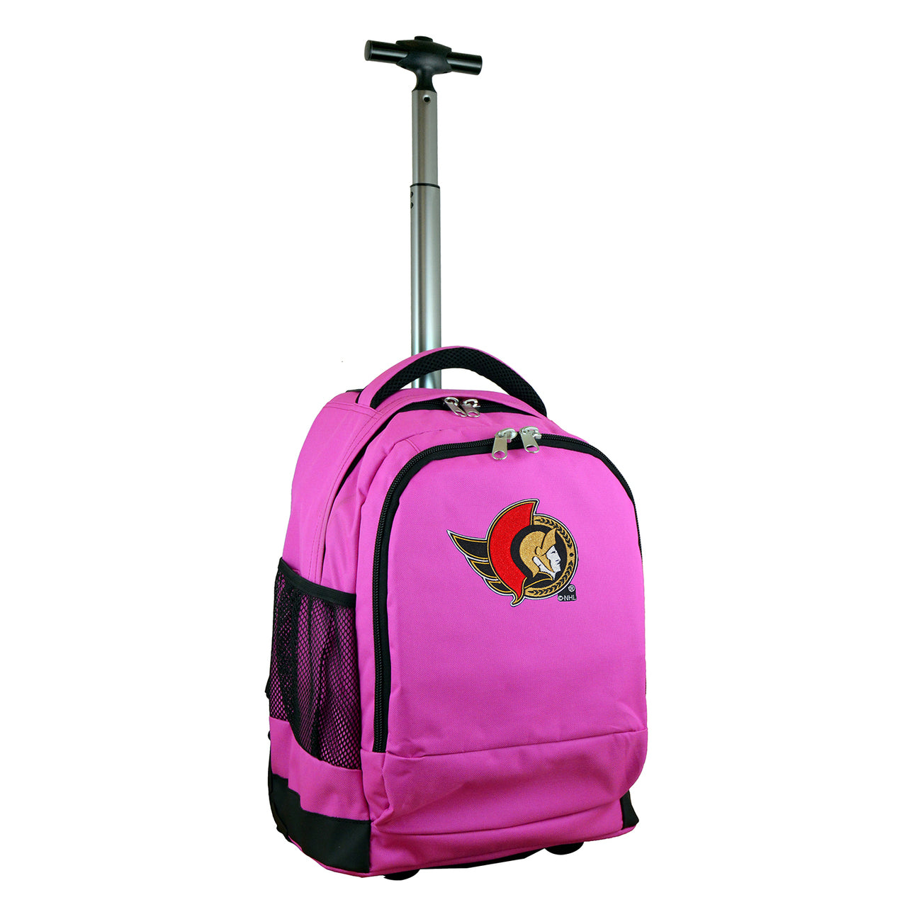 Ottawa Senators Premium Wheeled Backpack in Pink
