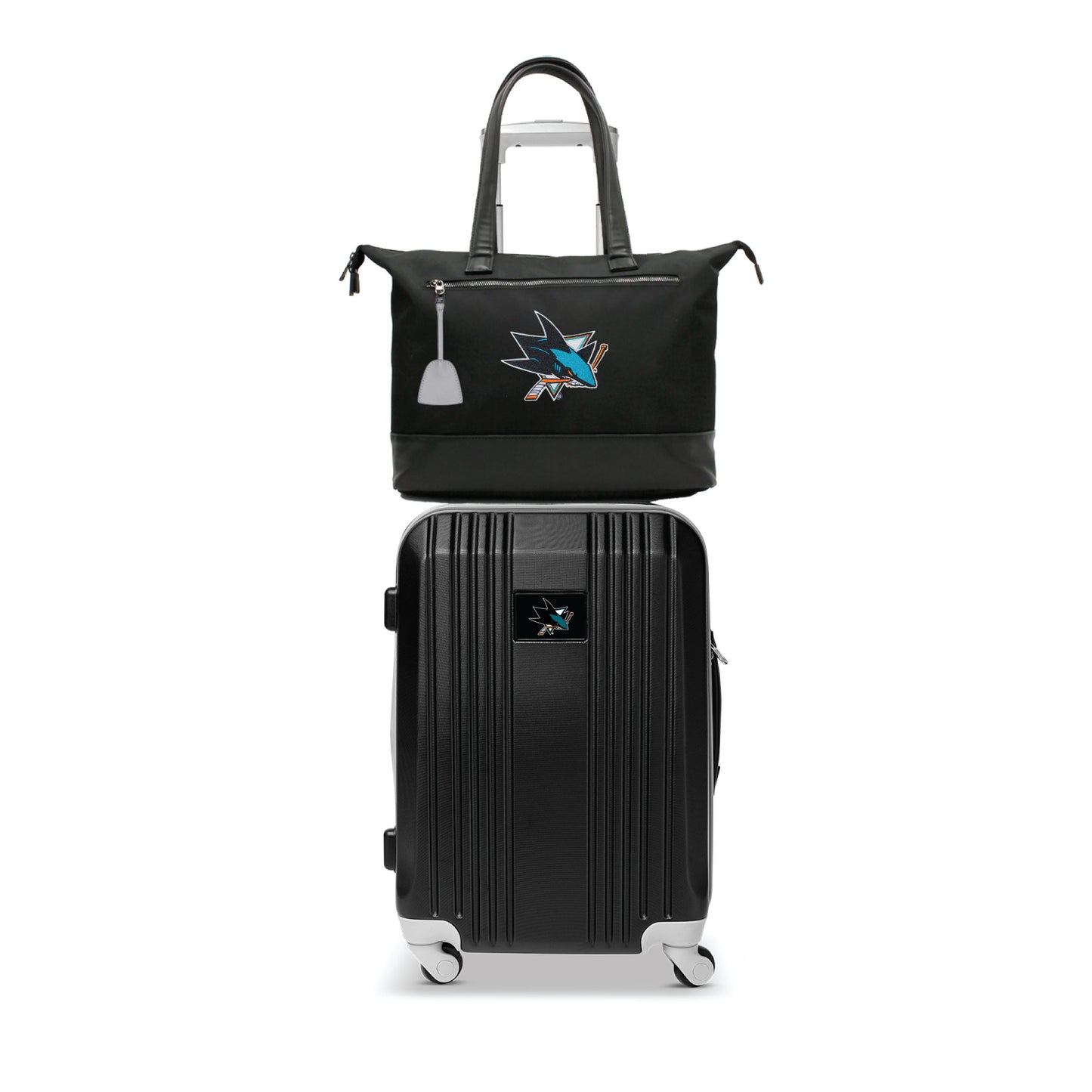 San Jose Sharks Premium Laptop Tote Bag and Luggage Set