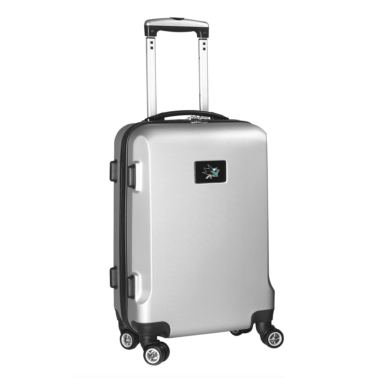 San Jose Sharks 20" Silver Domestic Carry-on Spinner