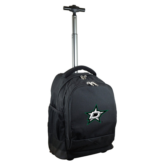 Dallas Stars Premium Wheeled Backpack in Black