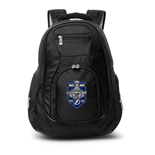 Tampa Bay Lightning Stanley Cup Back to Back Champions Laptop Backpack
