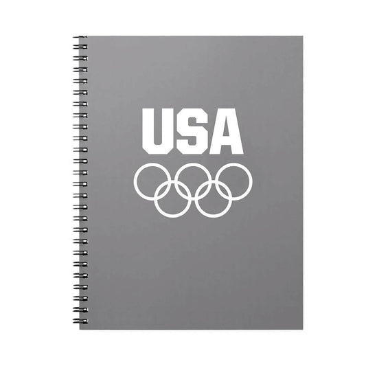 USOC USA and 5 Rings Logo Notebook Pen Set with Hologram
